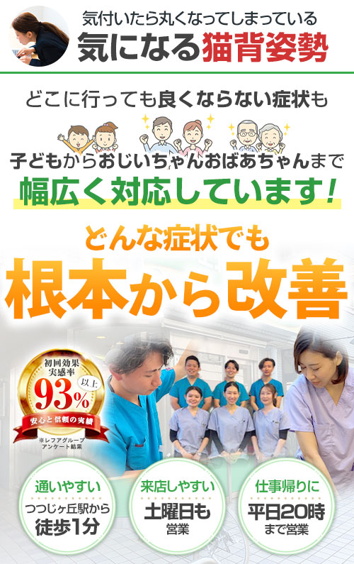 姿勢改善（猫背矯正）