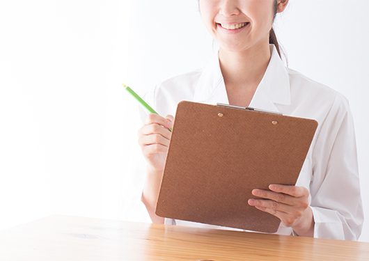 【問診票の記入】