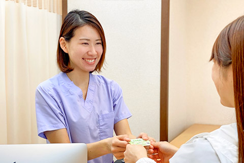 お会計・お見送り